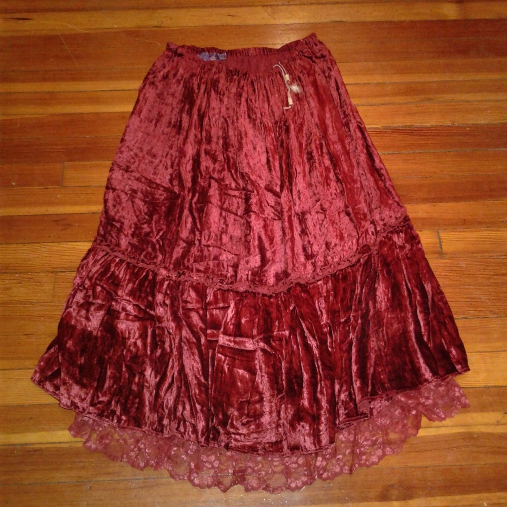 Gorgeous Faux Maxi Skirt